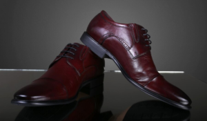 Burgundy shoes